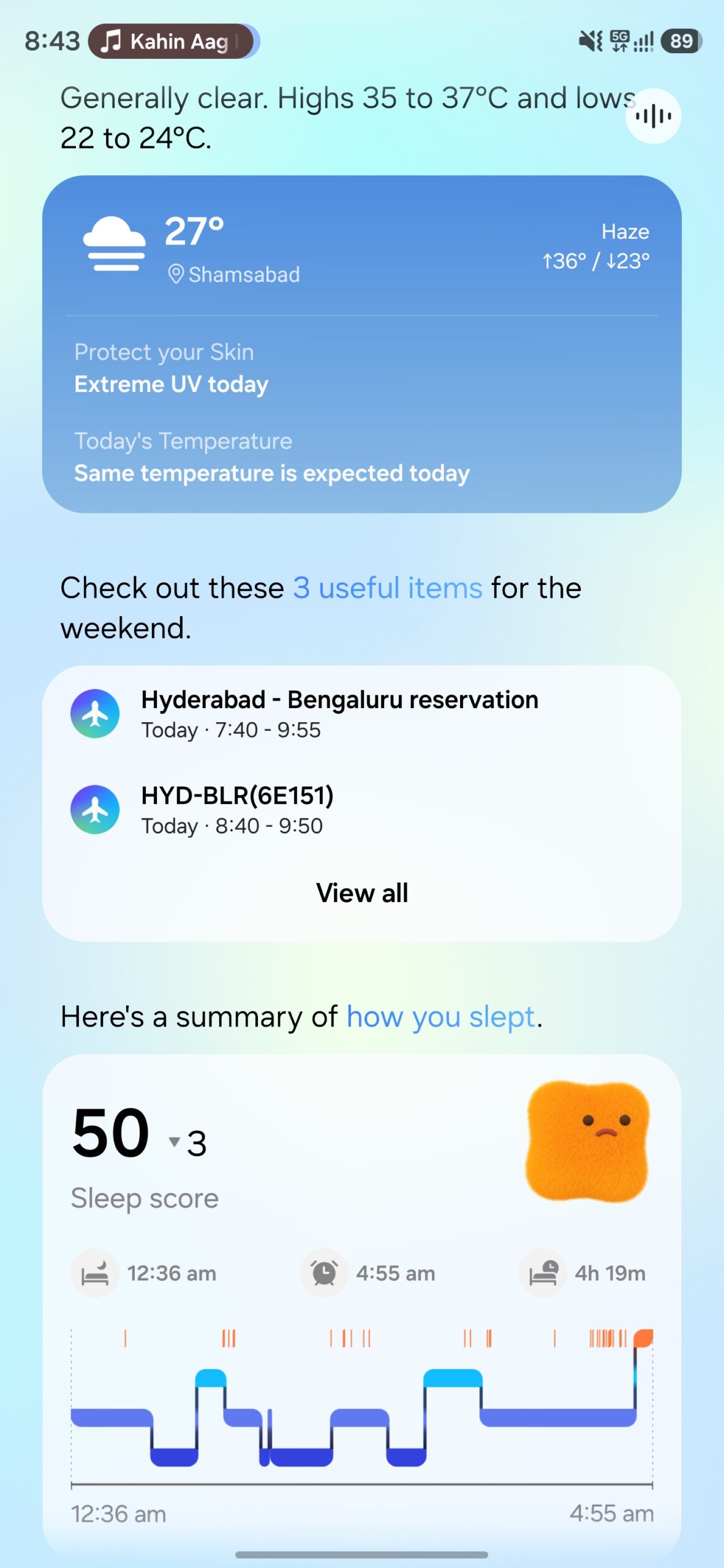samsung one ui 8.5 now brief flight time reminders