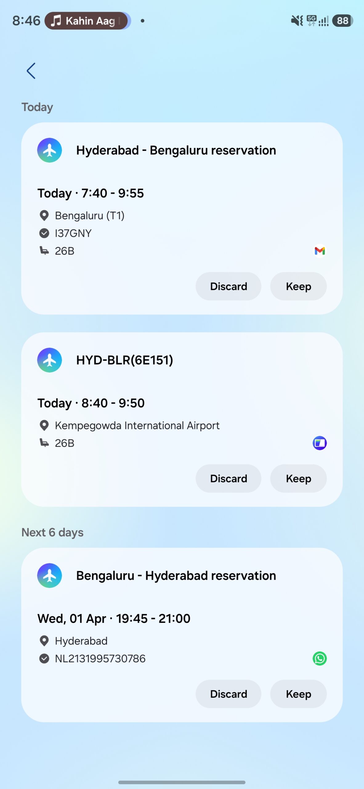 samsung one ui 8.5 now brief flight updates gmail wallet whatsapp