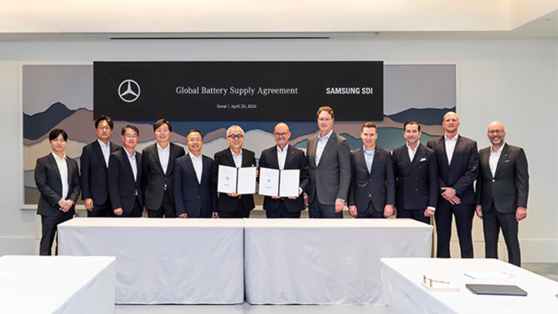 samsung sdi mercedes-benz ev battery supply agreement