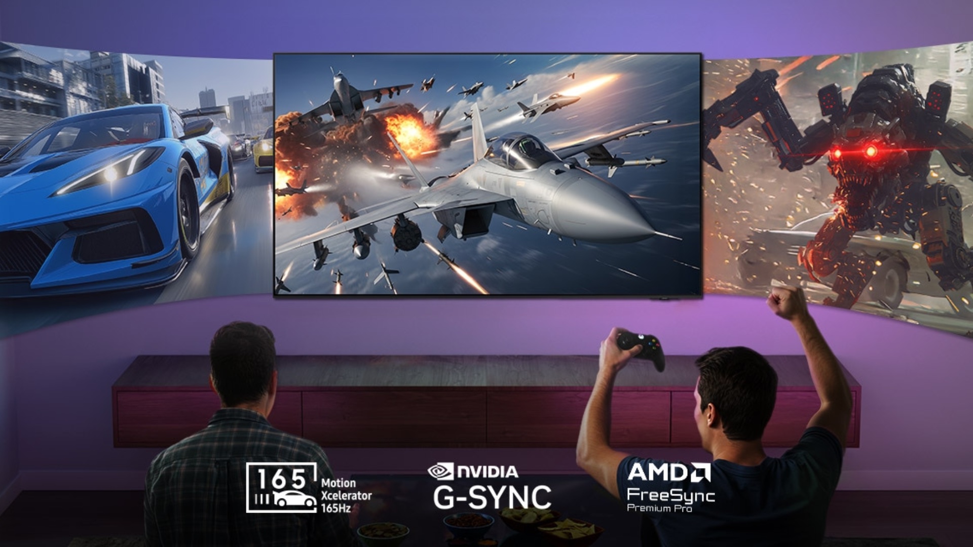 samsung tv amd freesync premium pro nvidia g-sync