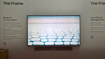 samsung the frame tv ces 2026 wireless one connect box wi-fi 7