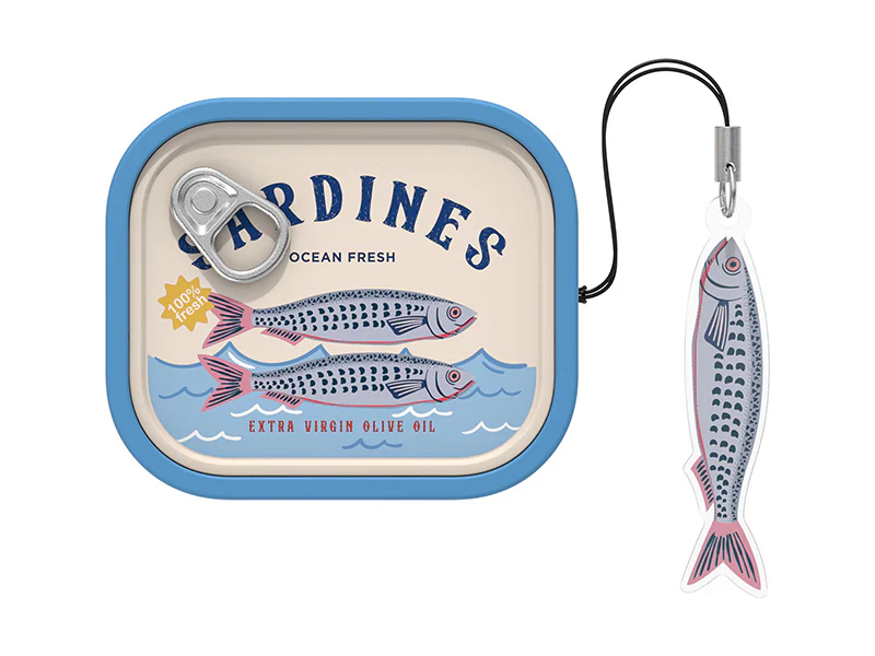 food can case: sardines