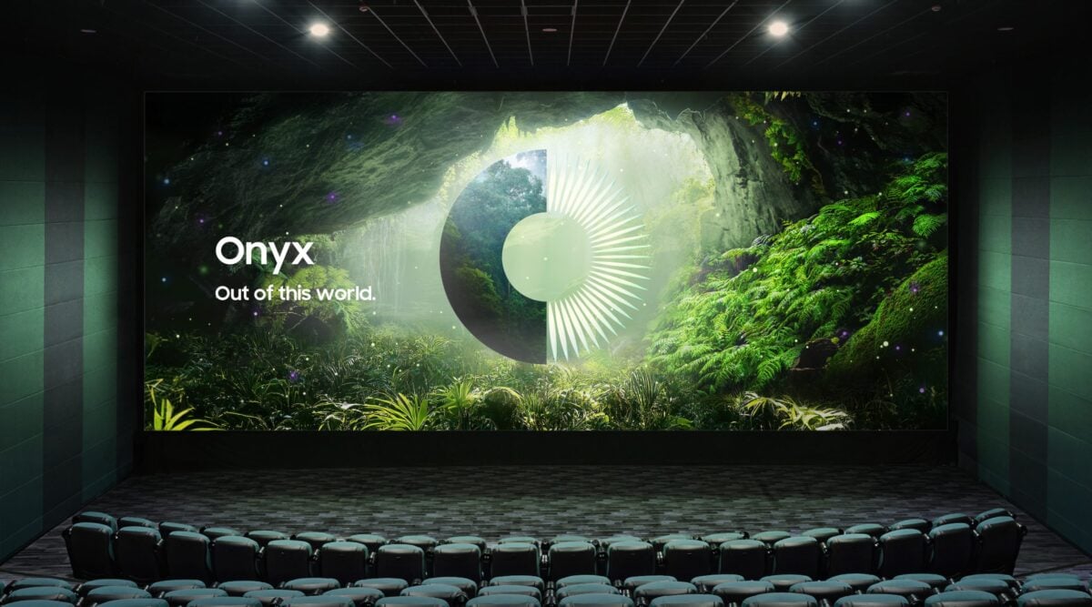 samsung's premium onyx cinema led scren