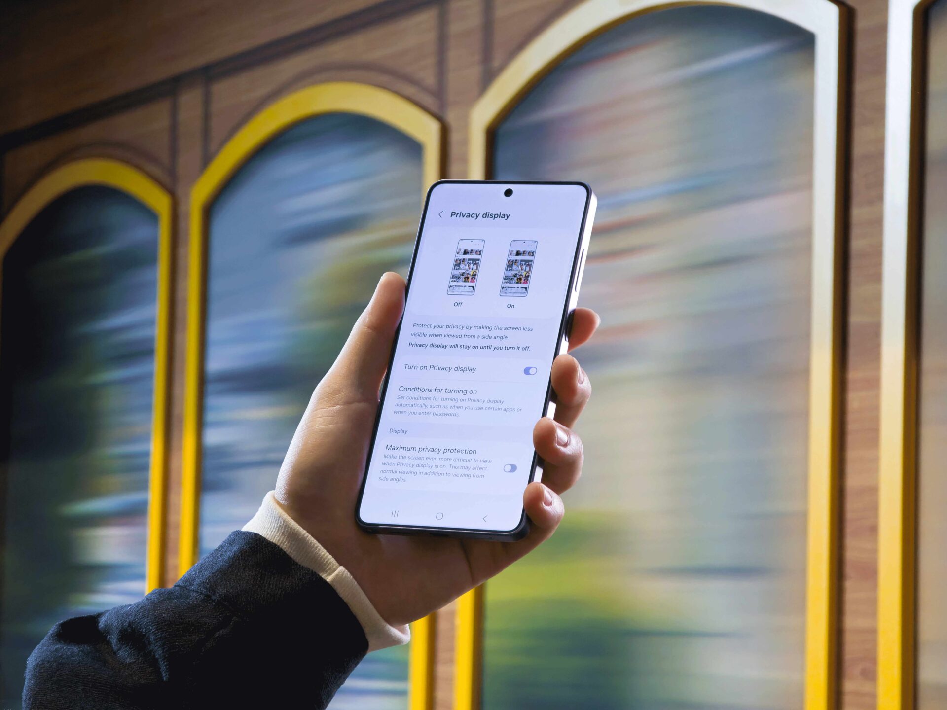 galaxy s26 ultra privacy display
