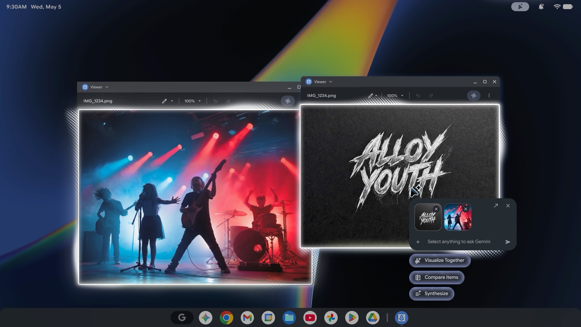 googlebook magic pointer image suggestions