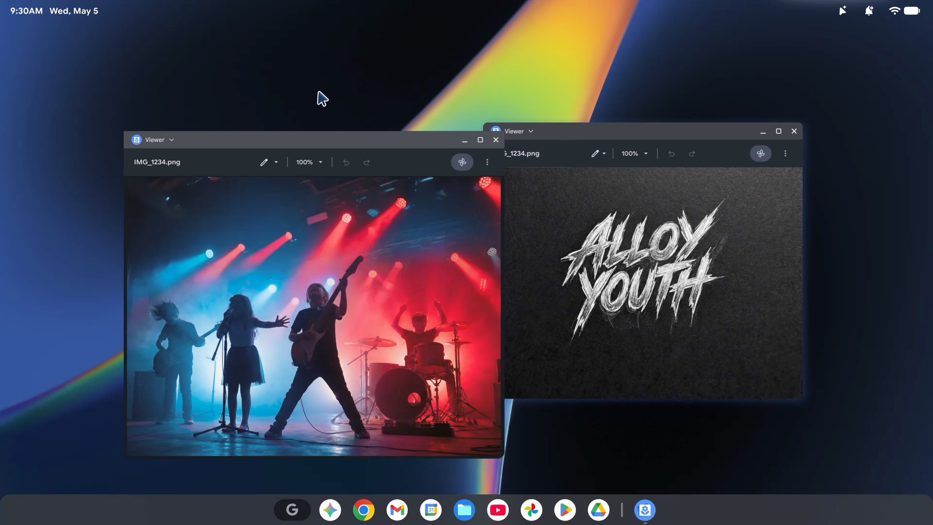 googlebook ui design home screen taskbar magic pointer app windows