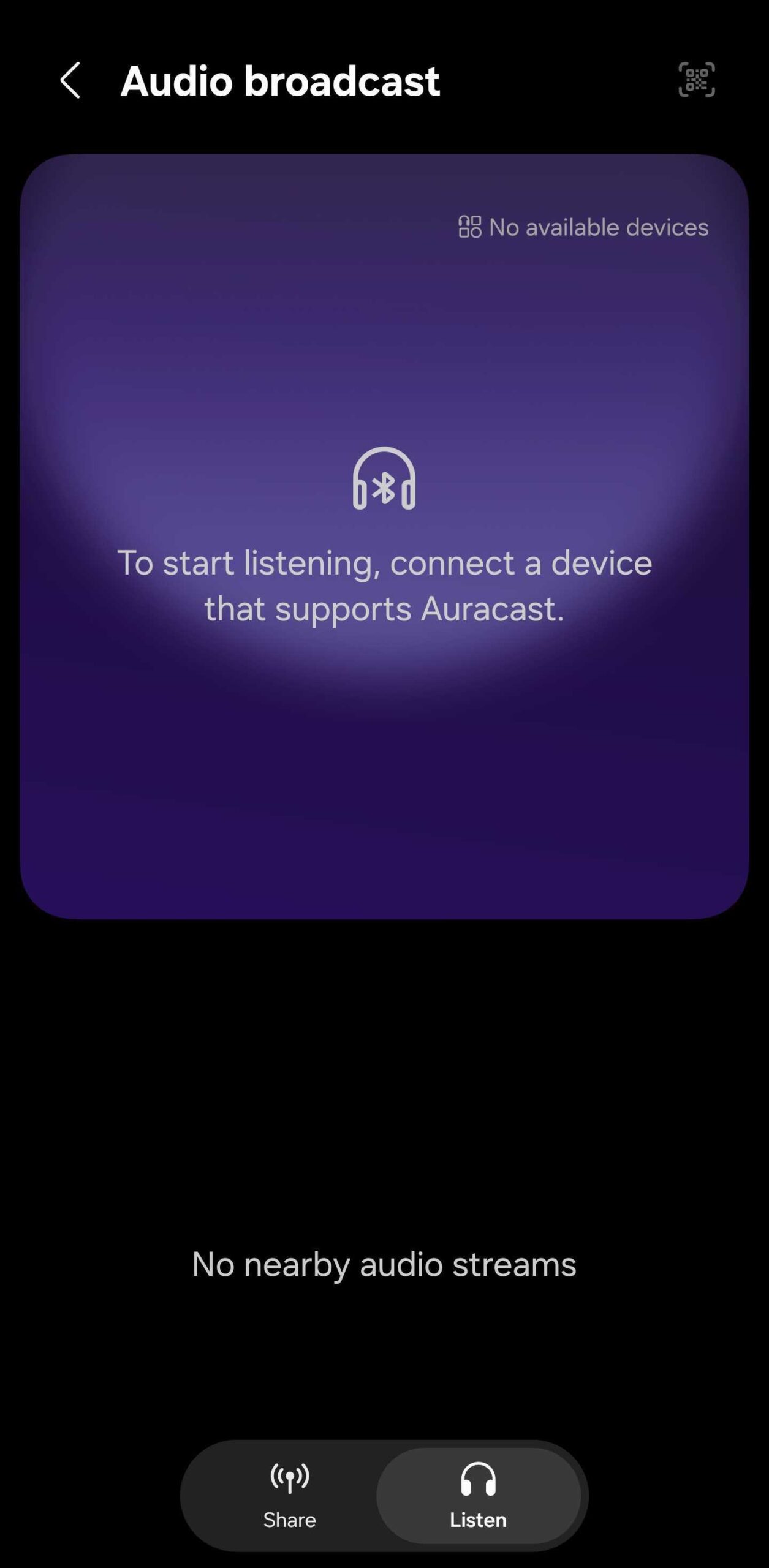 one ui 8.5 audio broadcast
