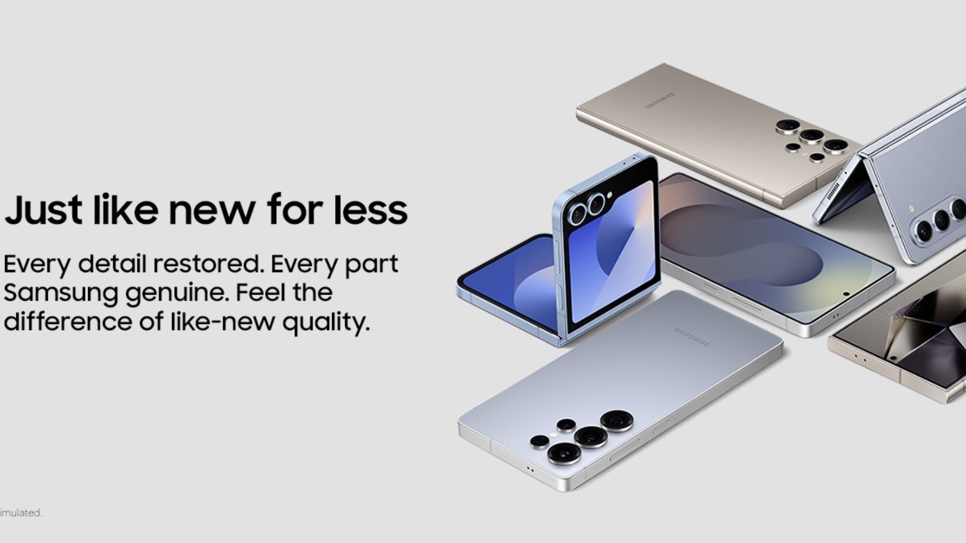 samsung certified re-newed program refurbished galaxy phones india