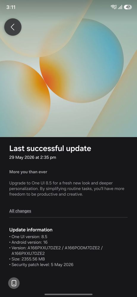 samsung galaxy a16 5g one ui 8.5 update firmware version india