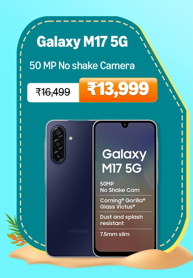 samsung galaxy m17 amazon india great summer sale 2026 deal banner