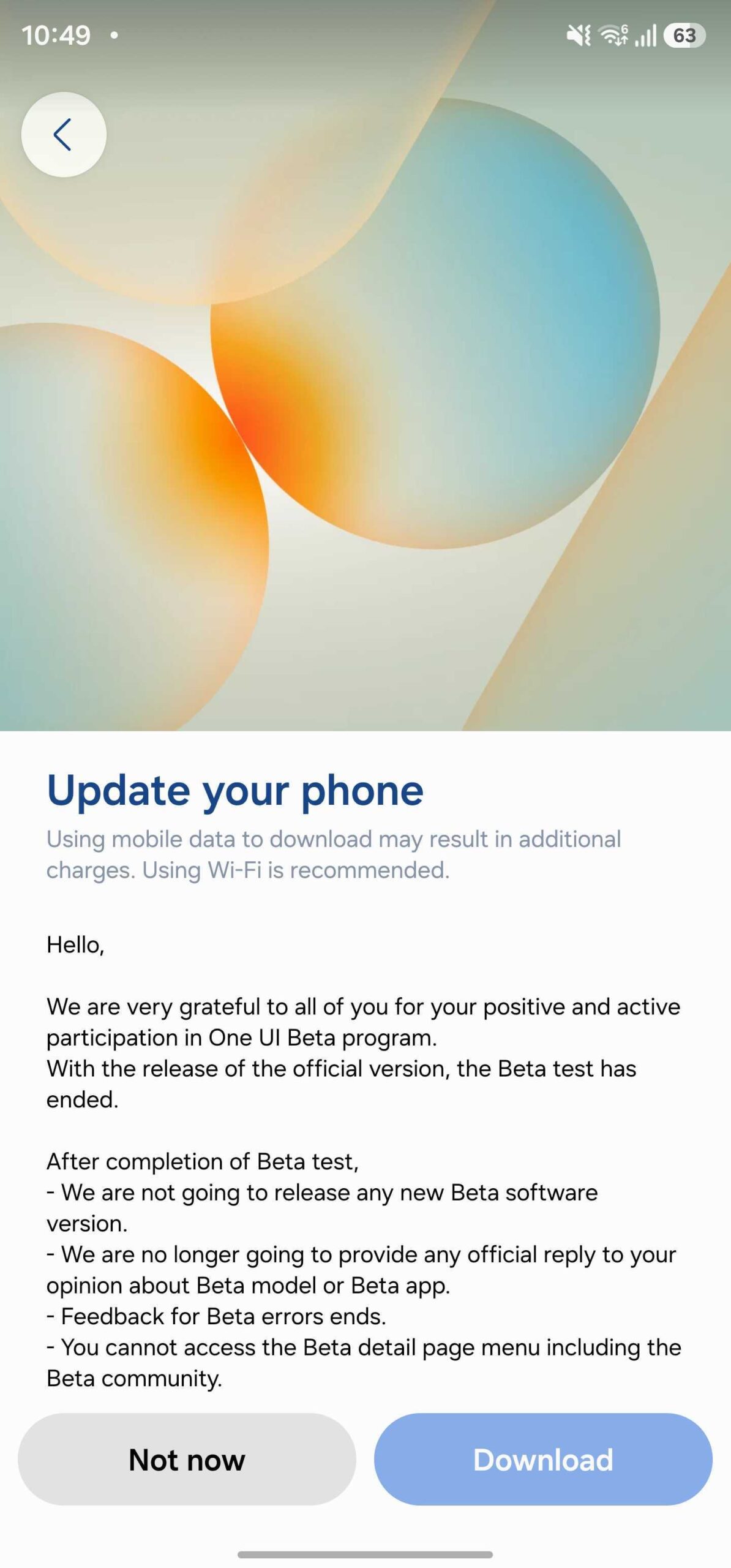 samsung galaxy s23 ultra one ui 8.5 stable update for beta india