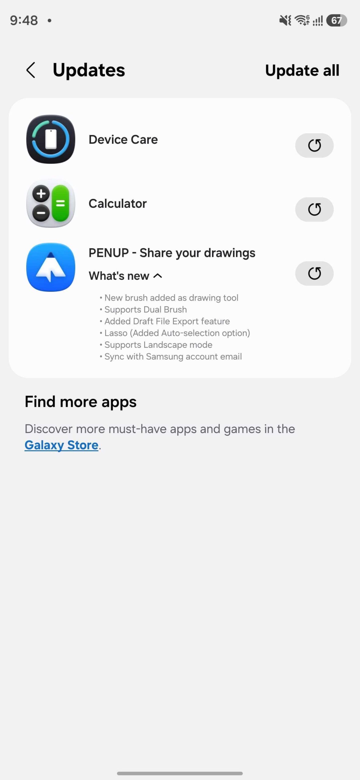 samsung penup update 3.9.22.23 changelog