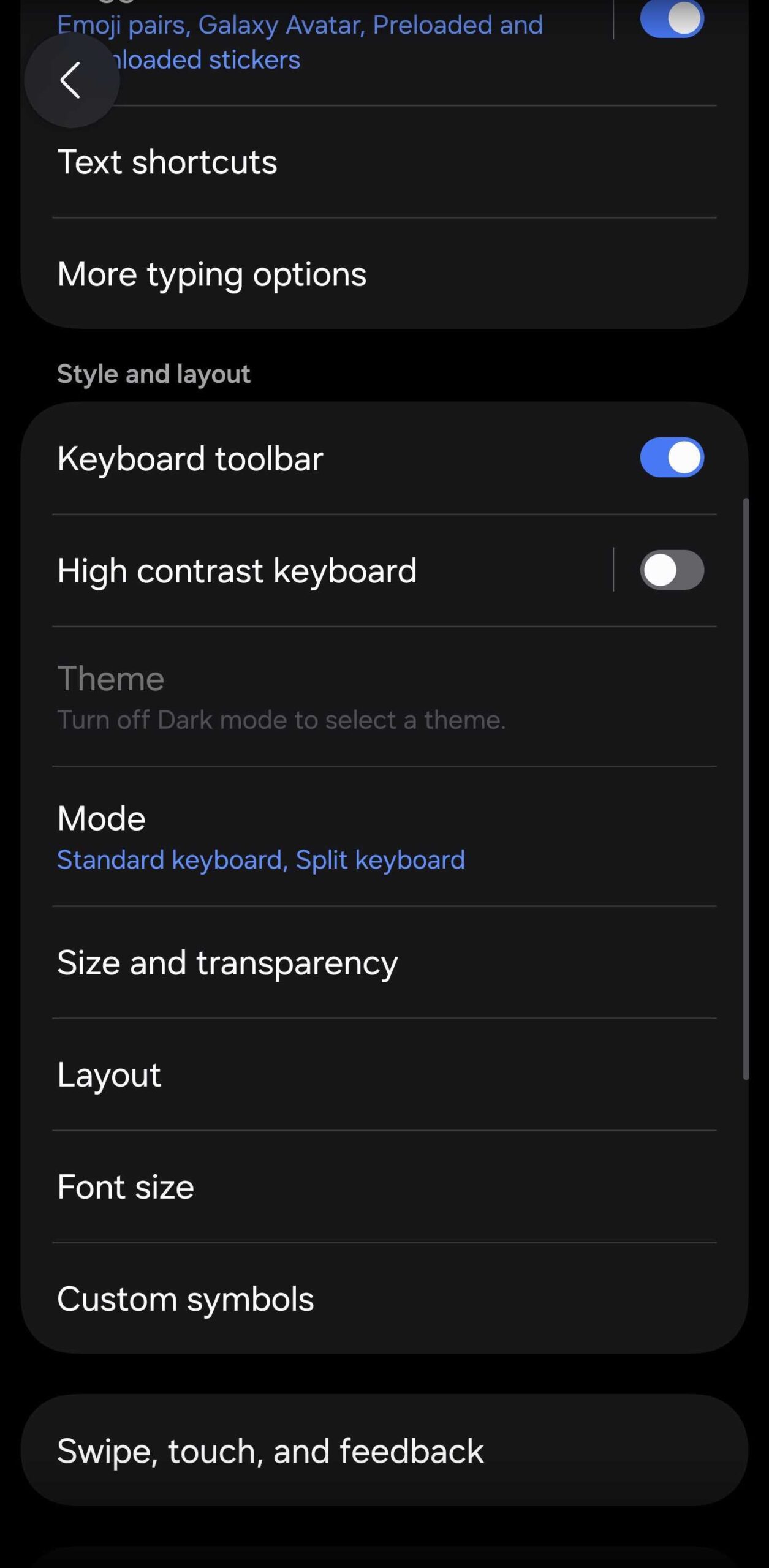 samsung keyboard one ui 8.5