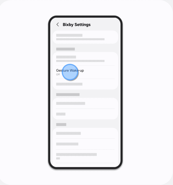 samsung bixby wake up gesture leak one ui 9.0