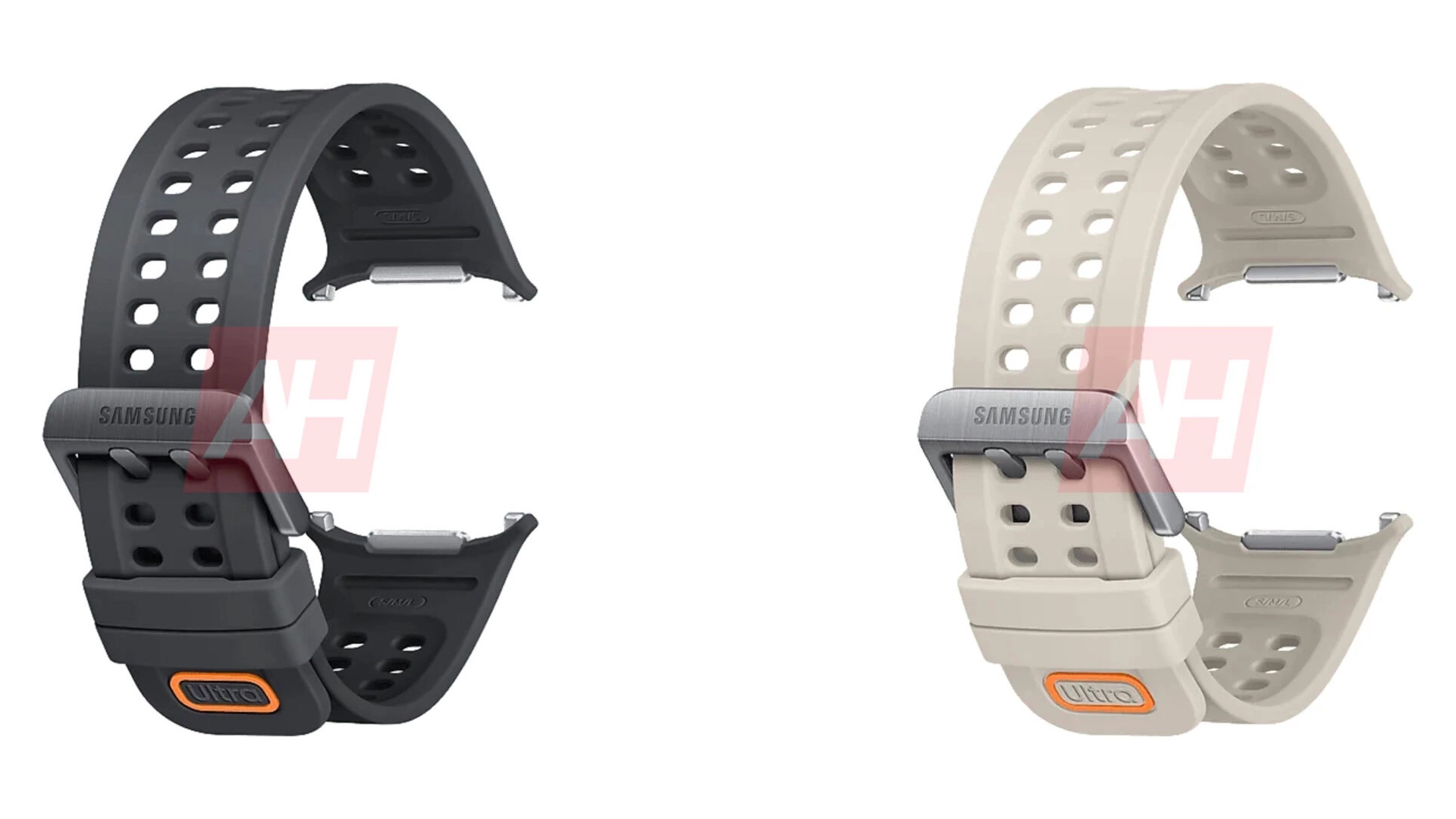 samsung galaxy watch ultra 2 marine strap black cream