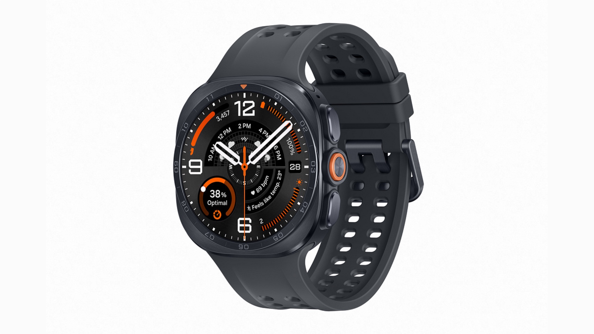 samsung galaxy watch ultra 2 titanium gray buttons