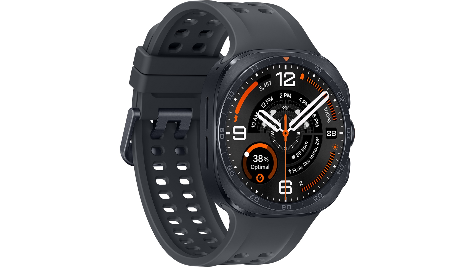 samsung galaxy watch ultra 2 titanium gray front