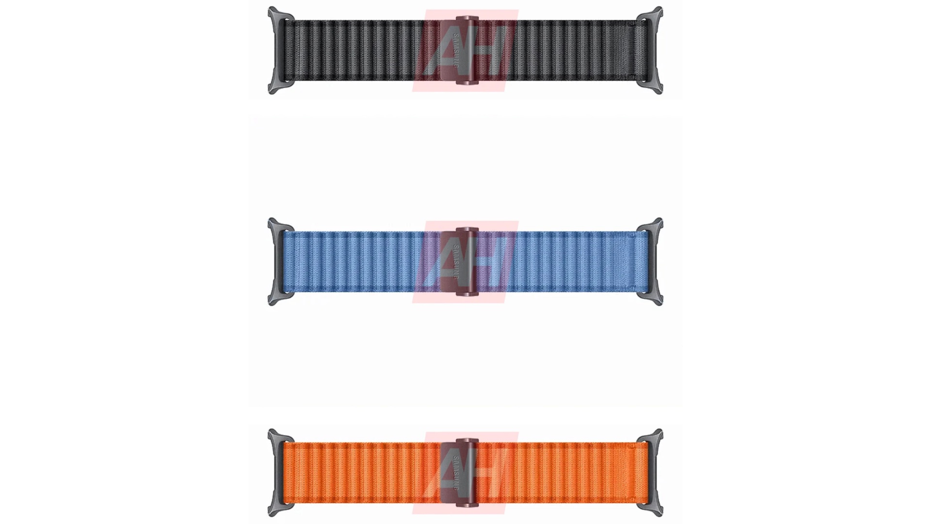 samsung galaxy watch ultra 2 trail strap black blue green