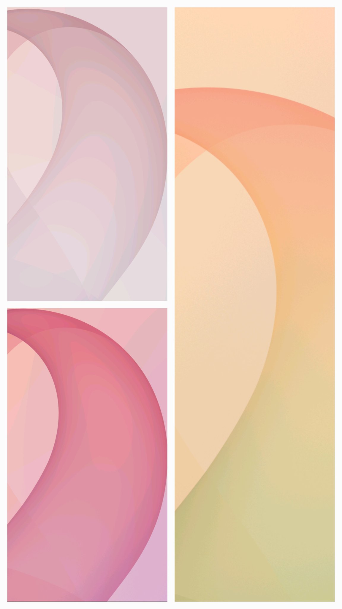 samsung galaxy z fold 8 wallpapers in three different colors