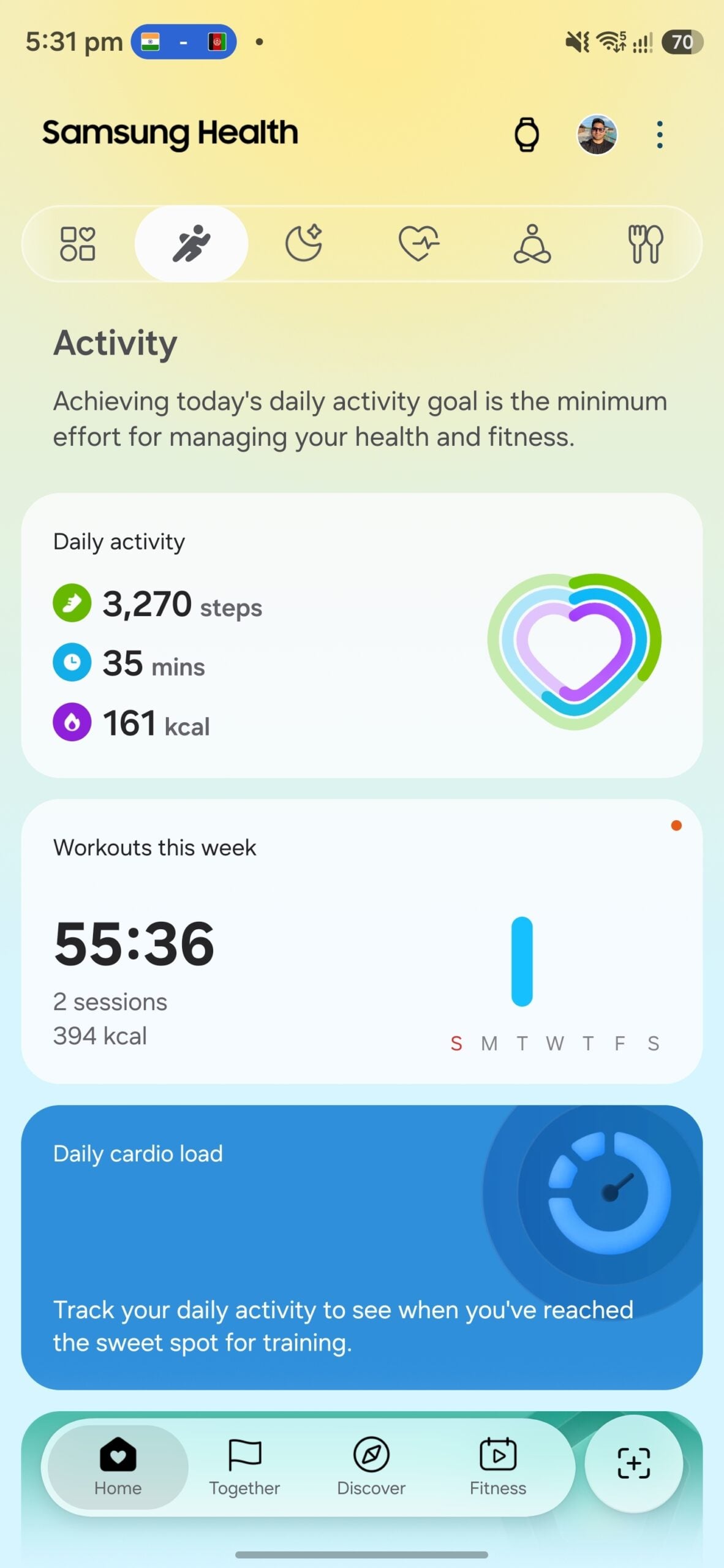 samsung health app galaxy smartphones new version 7.00.0.107 (03)