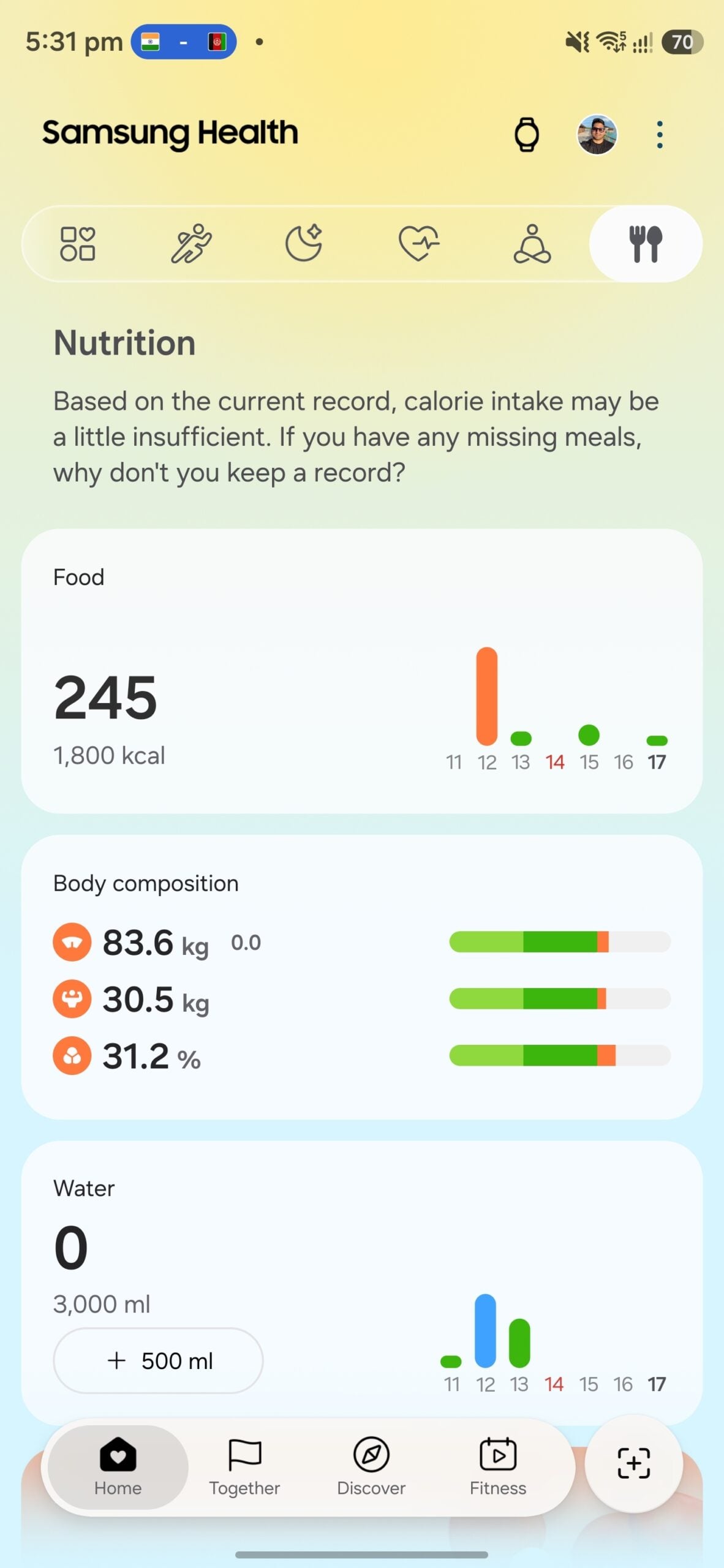 samsung health app galaxy smartphones new version 7.00.0.107 (07)