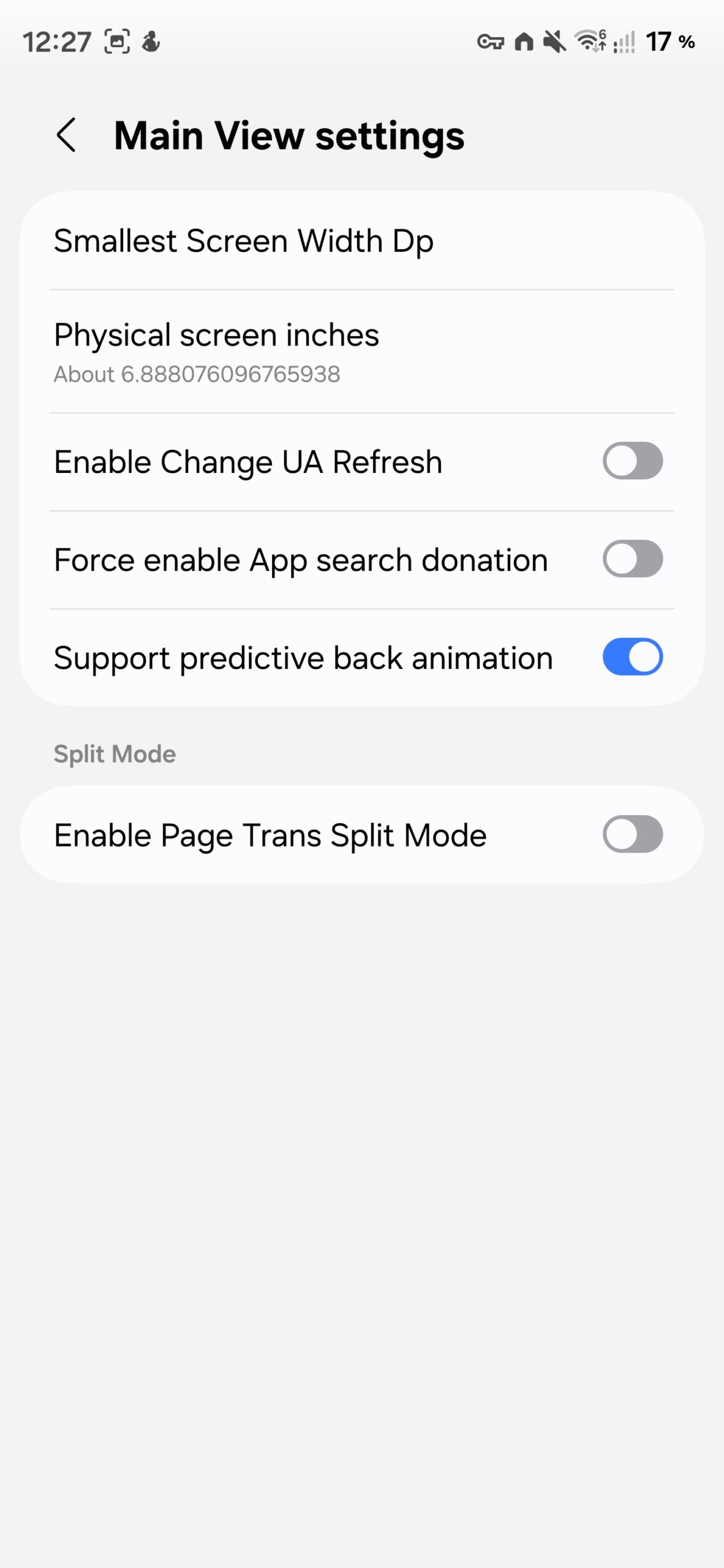 samsung internet browser one ui 9.0 predictive back animation labs hidden setting version 30.0.2.45
