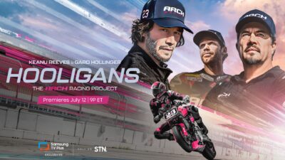 samsung tv plus hooligans the arch racing project keanu reeves gard hollinger