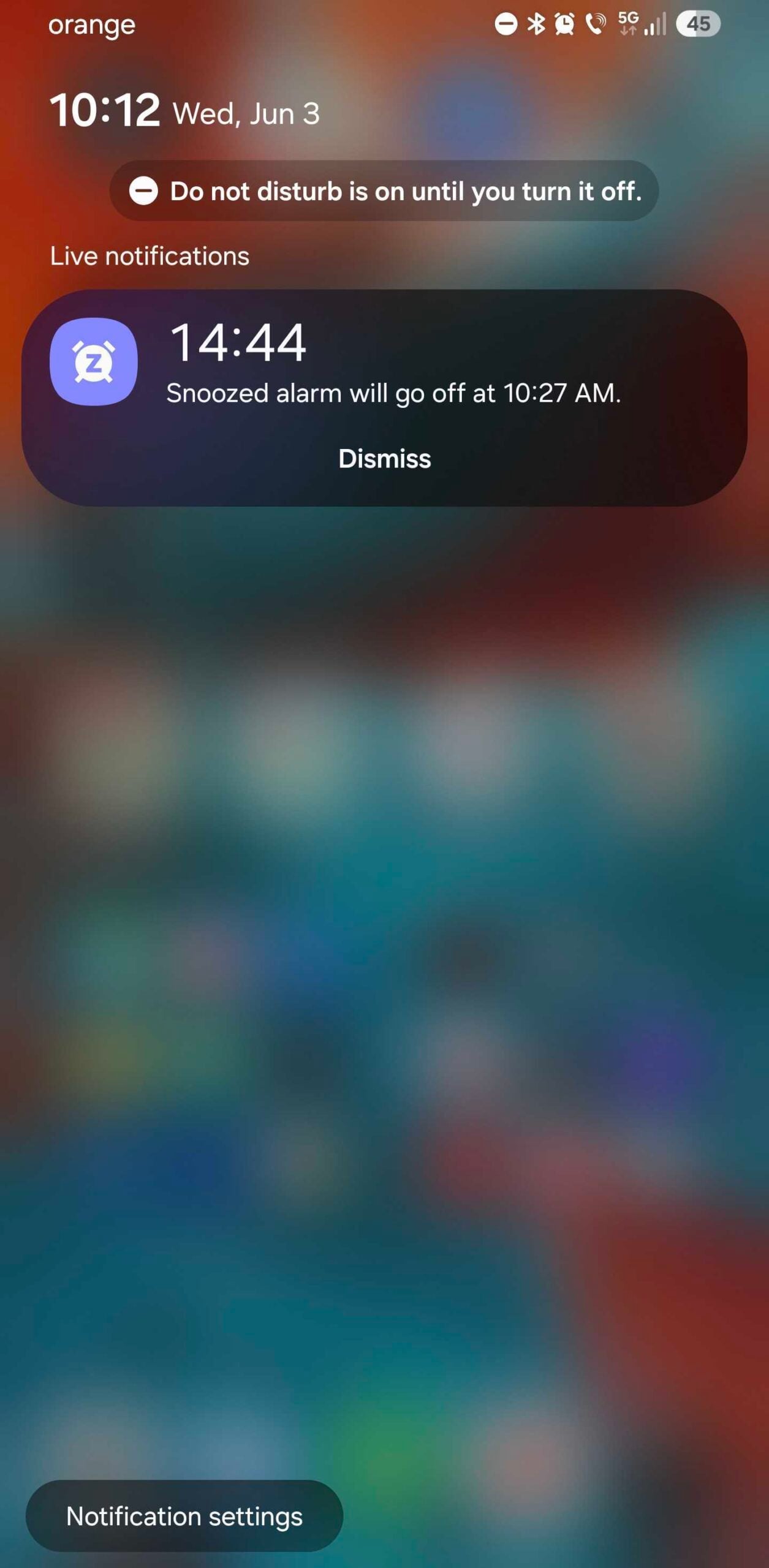 one ui 8.5 snooze countdown