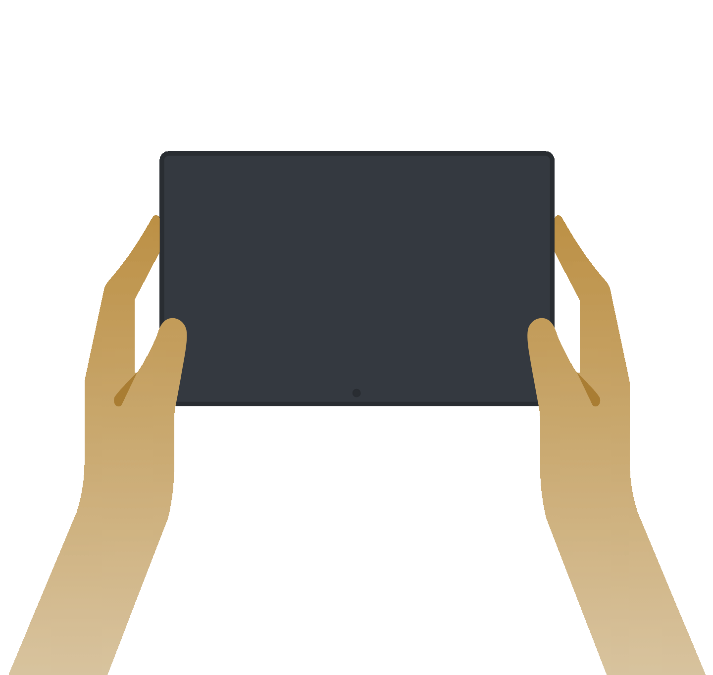 animation showing possible galaxy tablet with punch-hole display