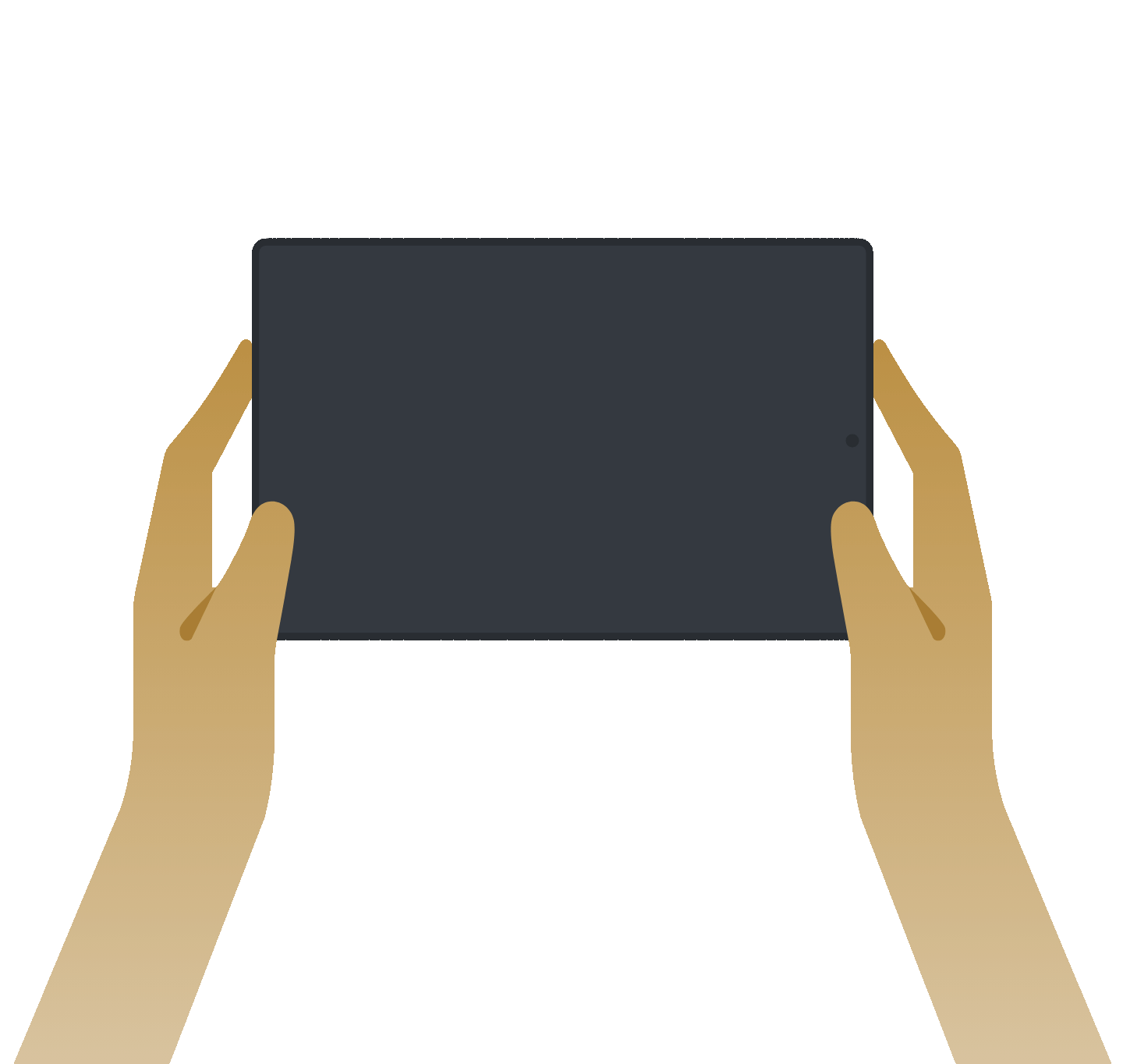 animation showing possible galaxy tablet with punch-hole display