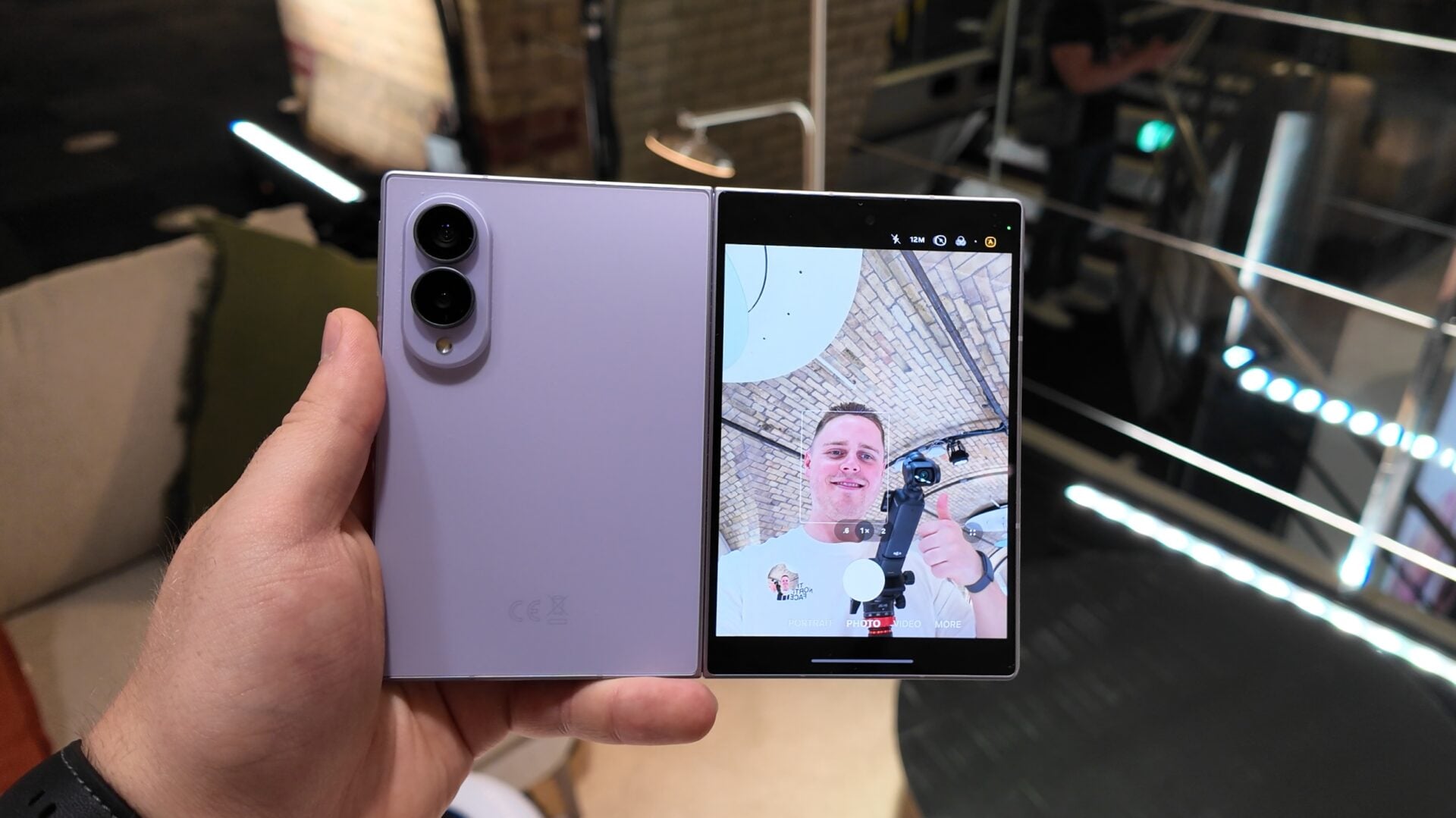 Galaxy Z Fold 8 rear cam selfie