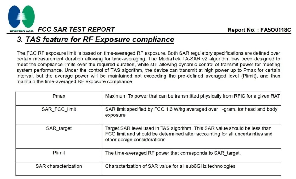 Google Pixel 11 FCC SAR Test Report