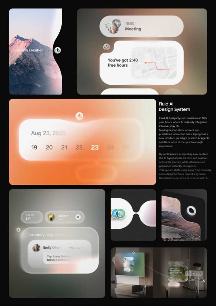 Samsung Fluid AI Design System Red Dot Design Award 2026