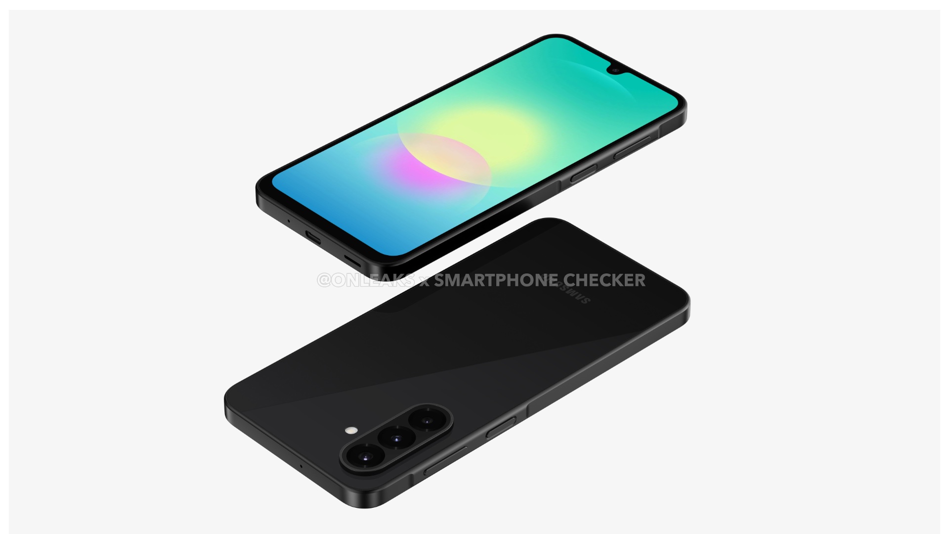 samsung galaxy a18 front back design infinity-u display