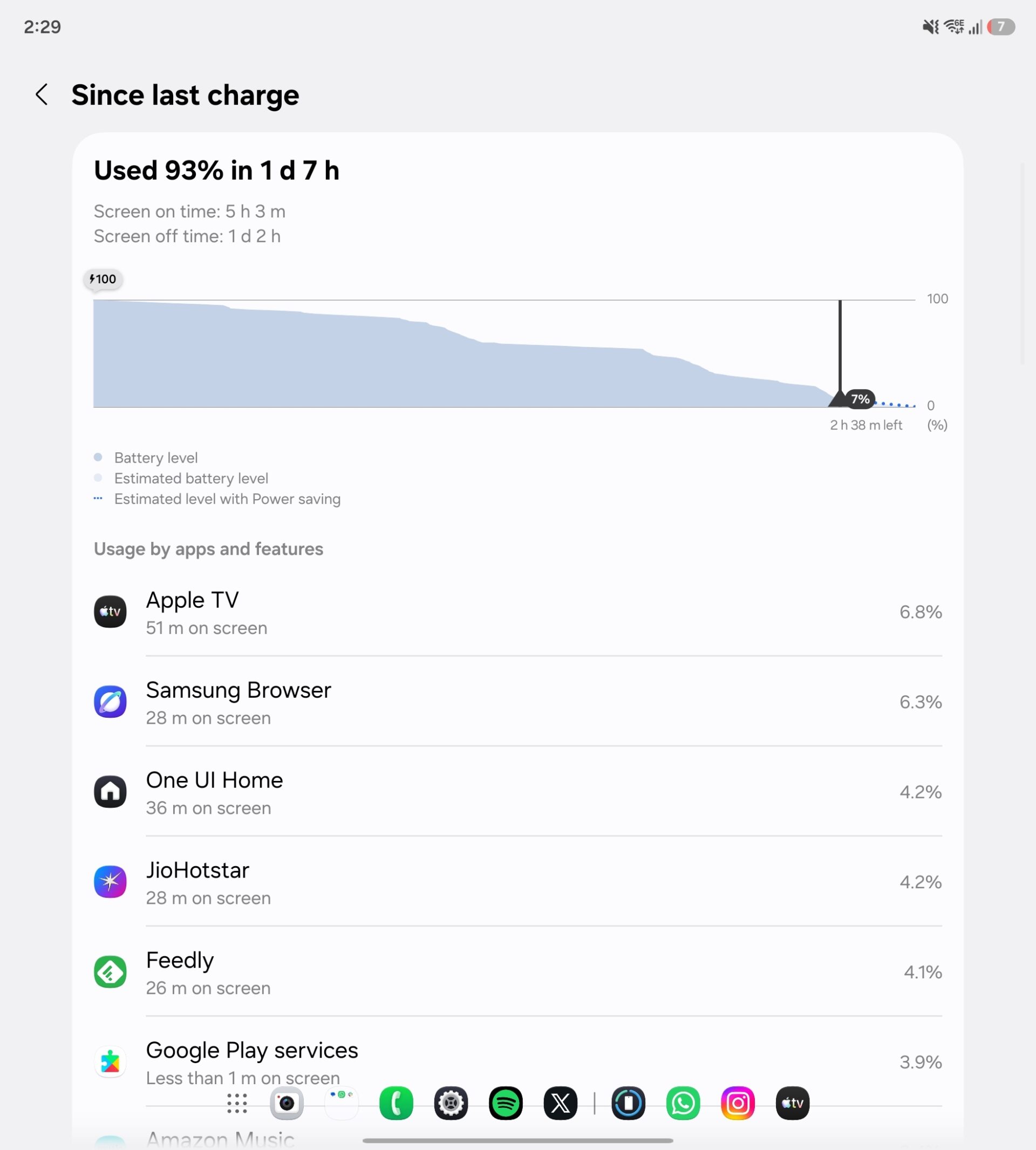 Samsung Galaxy Z Fold 7 Battery Life