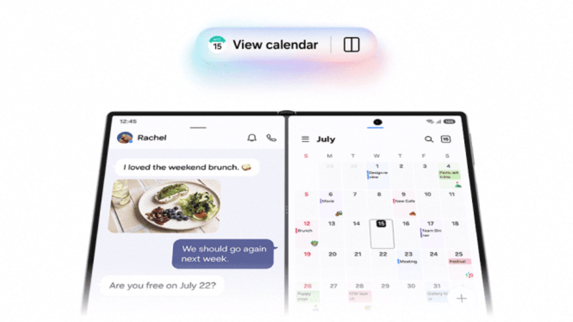 Samsung Galaxy Z Fold 8 One UI 9.0 Now Nudge Split Screen Multitasking