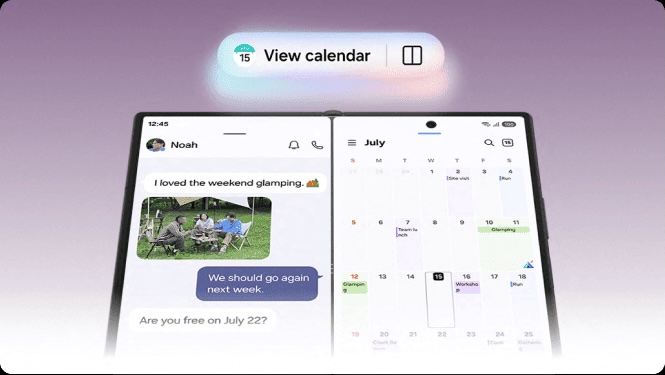 Samsung Galaxy Z Fold 8 Ultra Now Nudge Notifications Split-Screen Multitasking