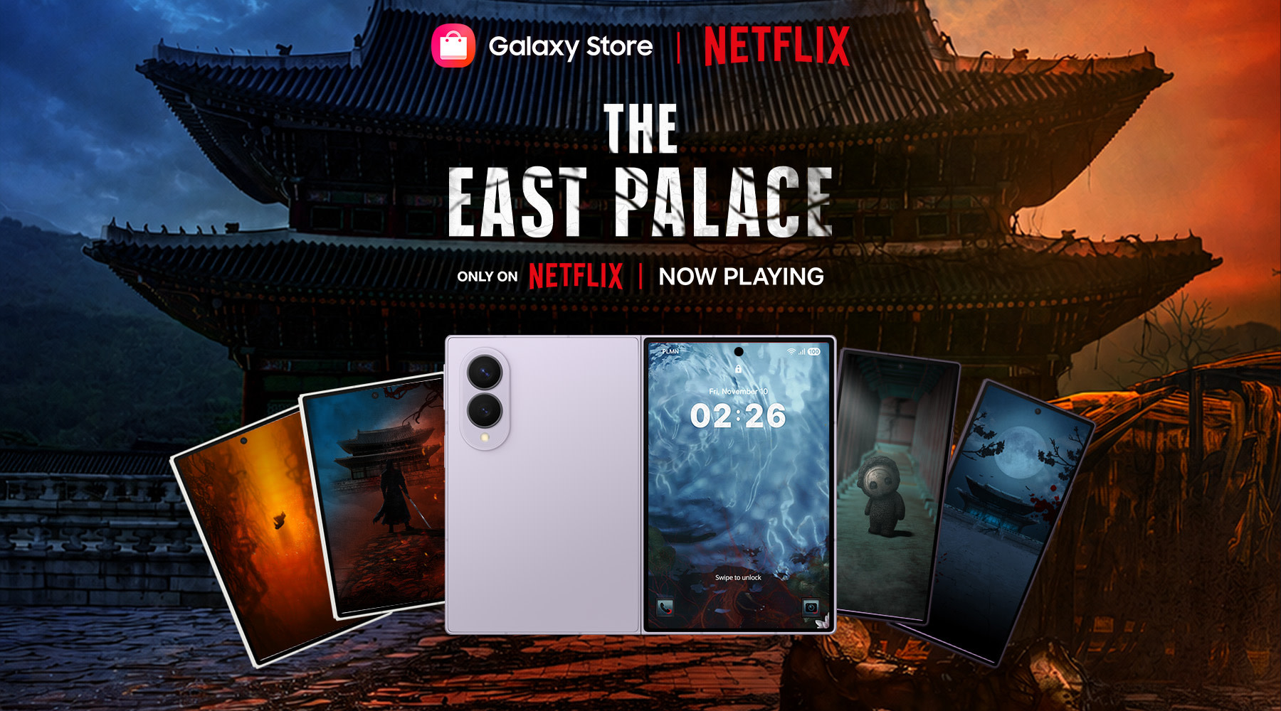 Samsung Partners With Netflix To Promote Galaxy Z Fold 8 Ultra, Z Fold 8, Z Flip 8 By Offering The East Palace-Inspired Wallpapers, Themes For Free