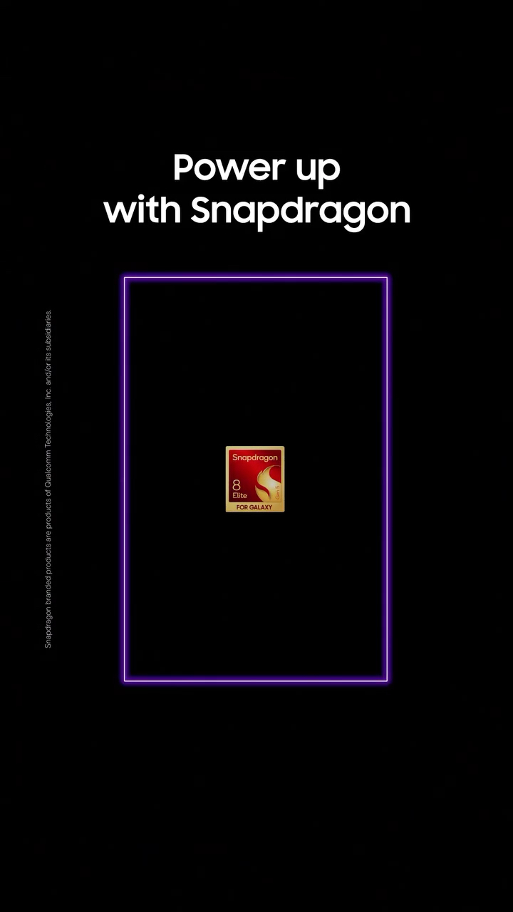 samsung's teaser for galaxy z fold 8 hinting that it will be powered by qualcomm snapdragon 8 elite gen 5 for galaxy chipset (03)