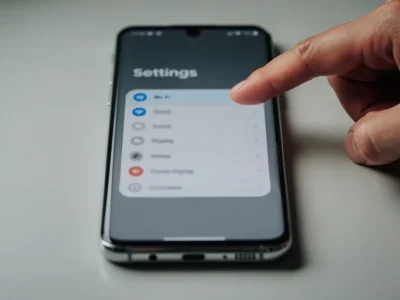 Where is the privacy setting on my Samsung phone?