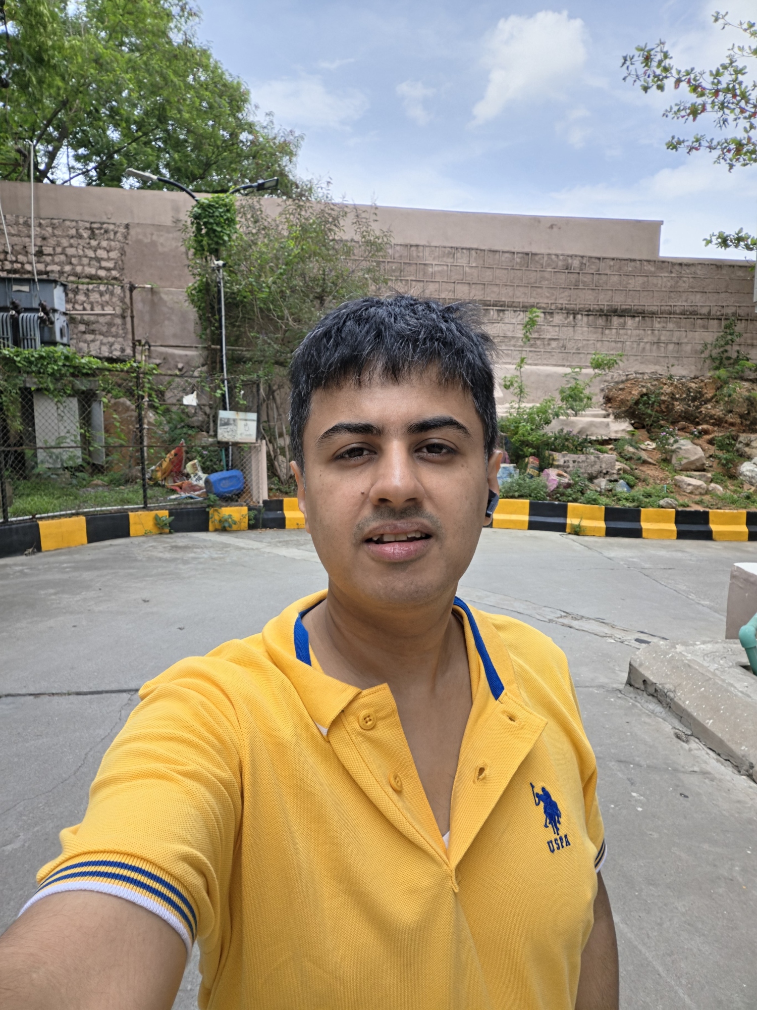 Selfie shot on Galaxy Z Fold 8