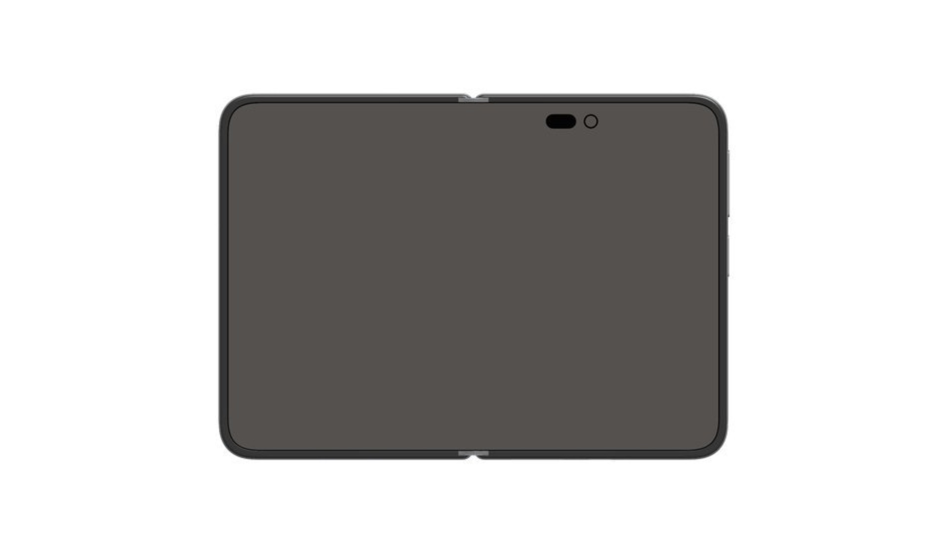 Apple iPhone Duo Foldable Screen Design CAD Render
