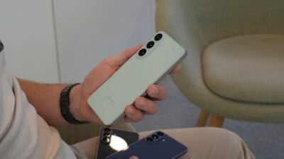 Samsung Galaxy S26 FE Hands-on Rear Cameras