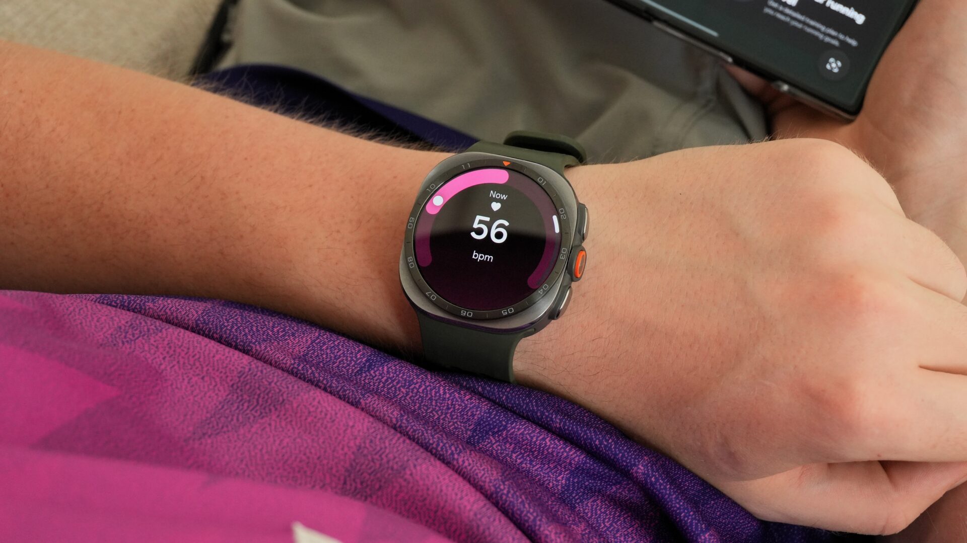 Heart rate detection on Galaxy Watch Ultra 2