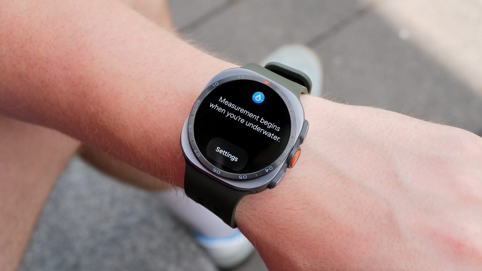 Diving mode on Galaxy Watch Ultra 2