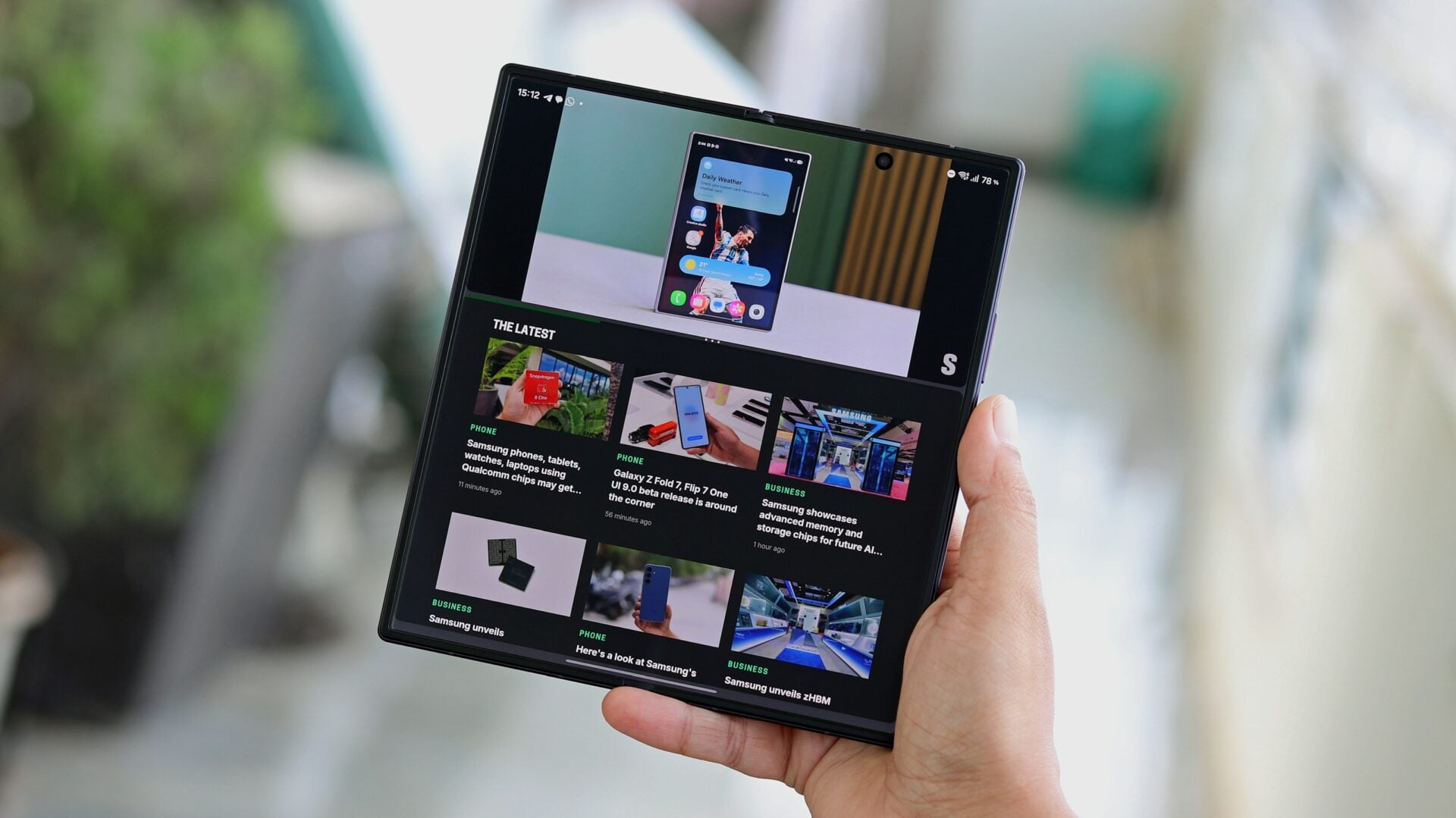 Multitasking on Galaxy Z Fold 8 Ultra
