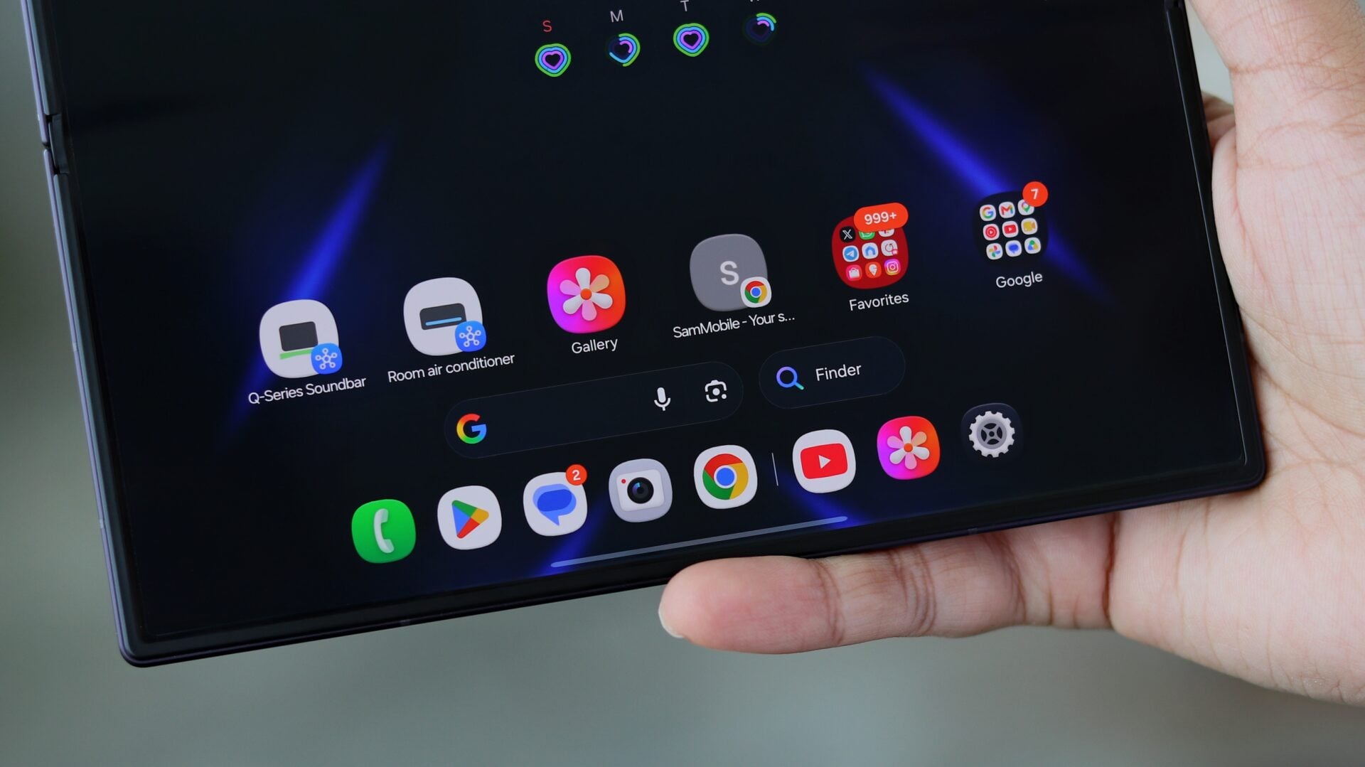 Galaxy Z Fold 8 Ultra home screen