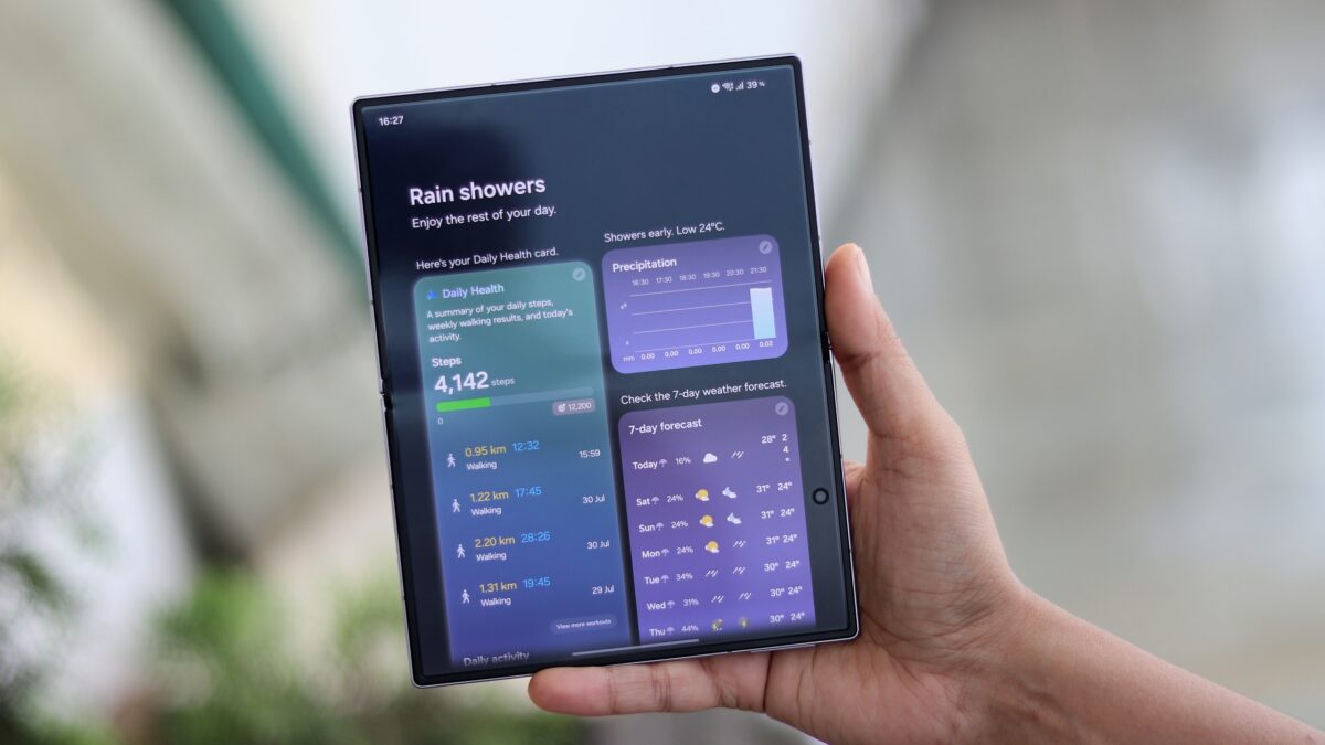 Galaxy AI Now Brief on Galaxy Z Fold 8