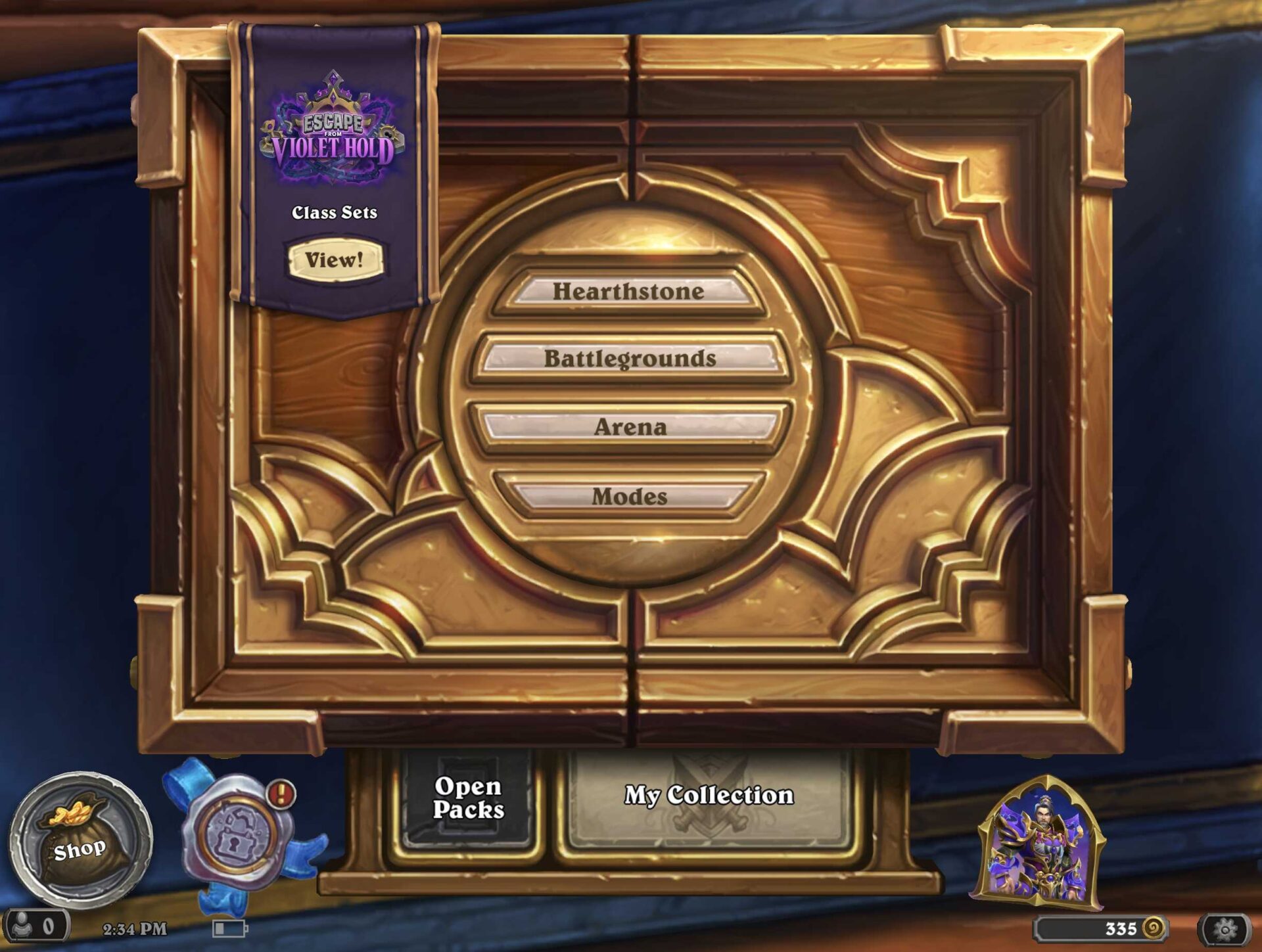 Hearthstone, full-screen, Galaxy Z Fold 8