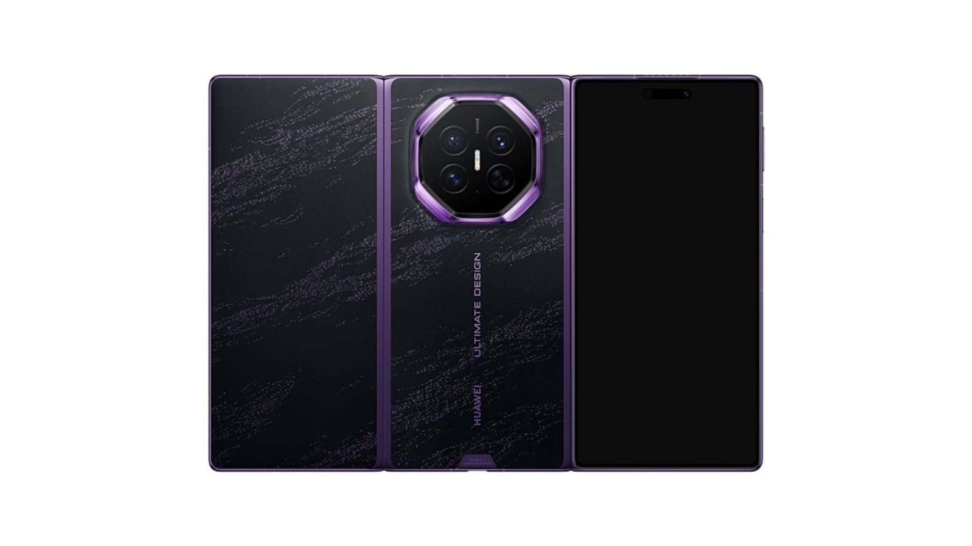 Huawei Mate XT2 Rear Camera Design Open Purple